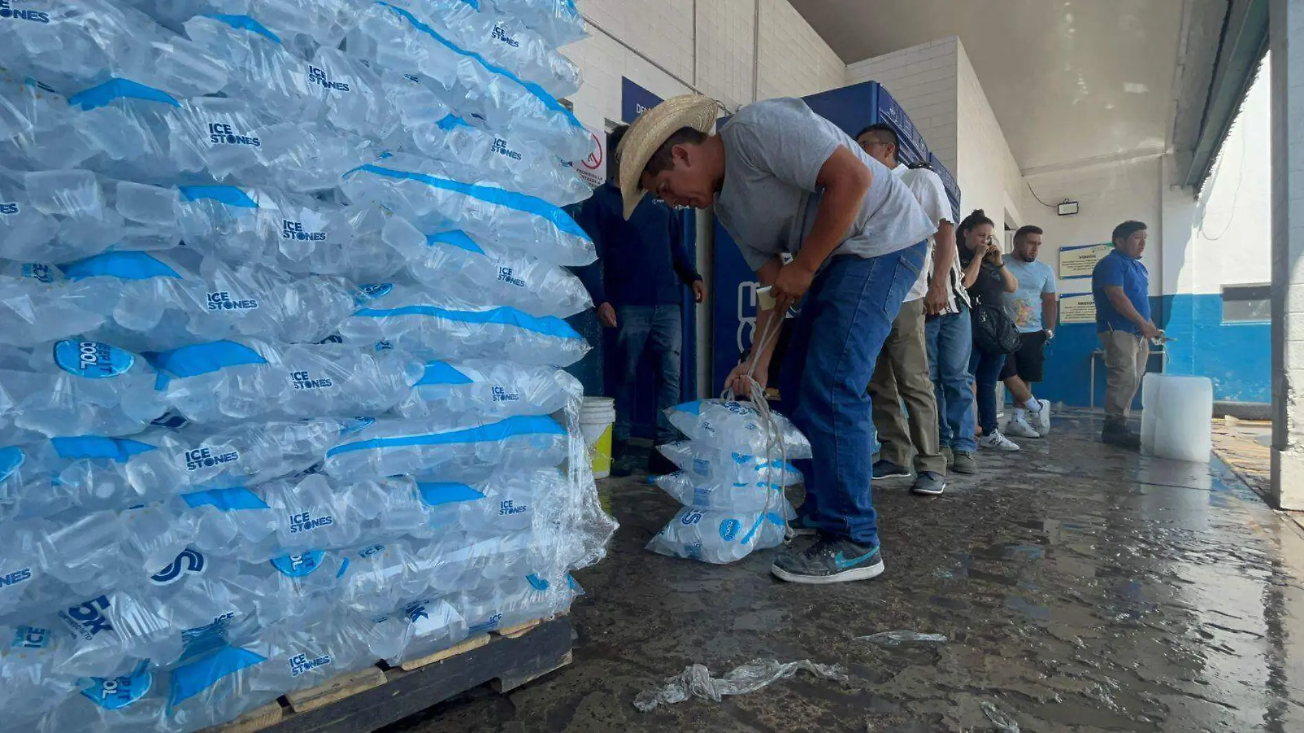 venta de hielo